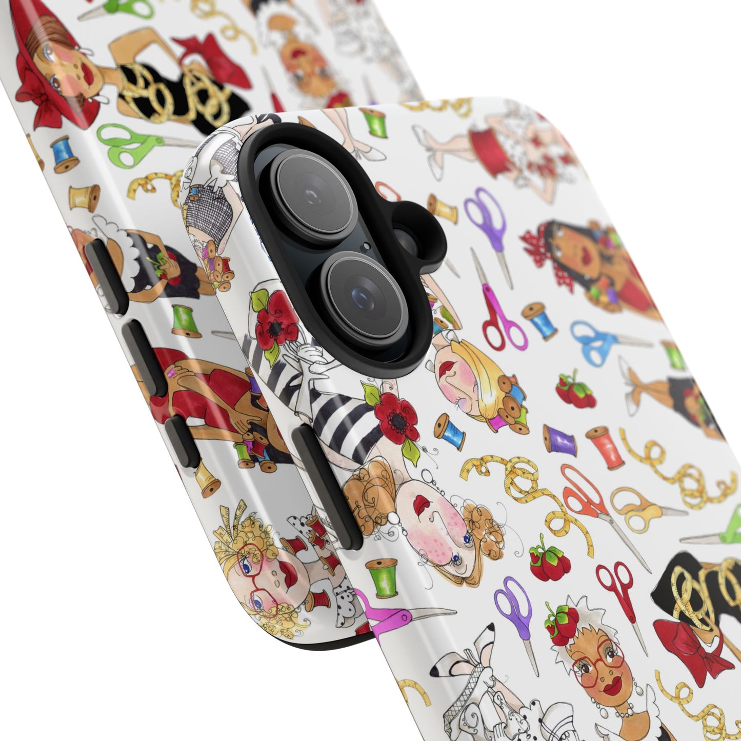 Sew Tossed White Phone Case