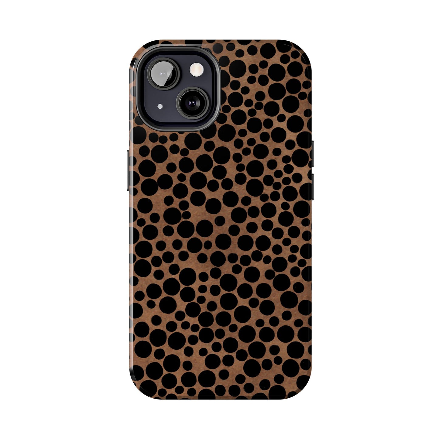 Felt Dots Caramel Phone Case