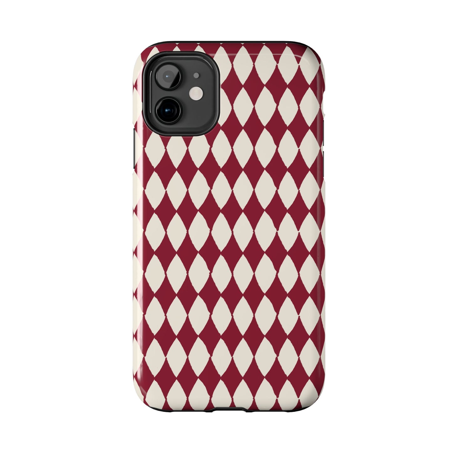 Diamond Ivory / Red Phone Case