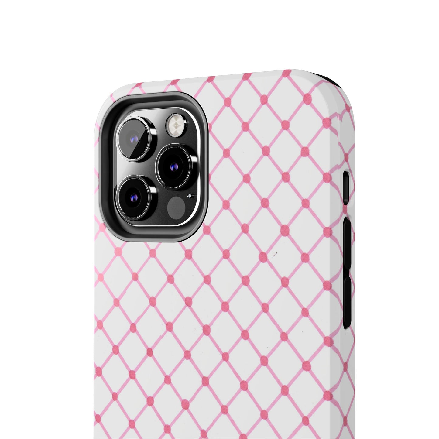 Cyclone Fence White / Pink Phone Case
