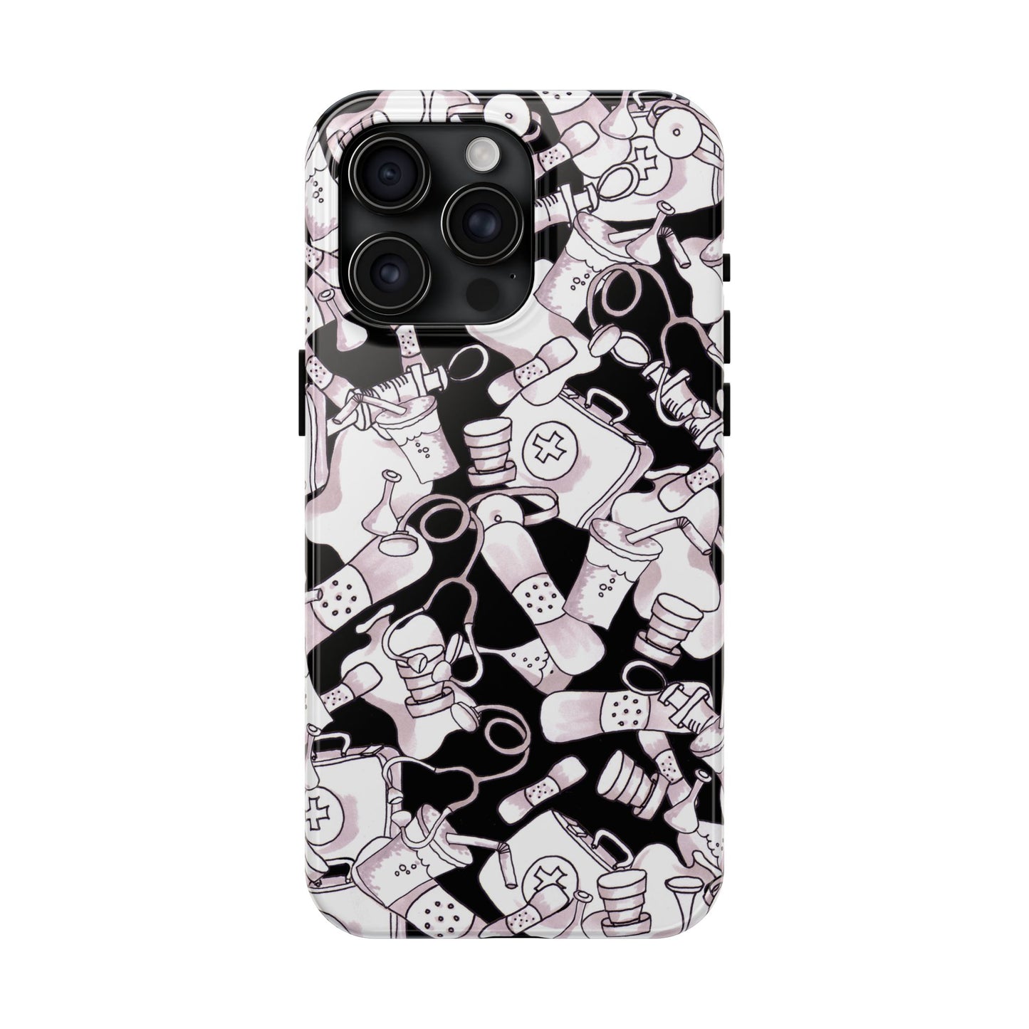 Med Stuff Black Phone Case