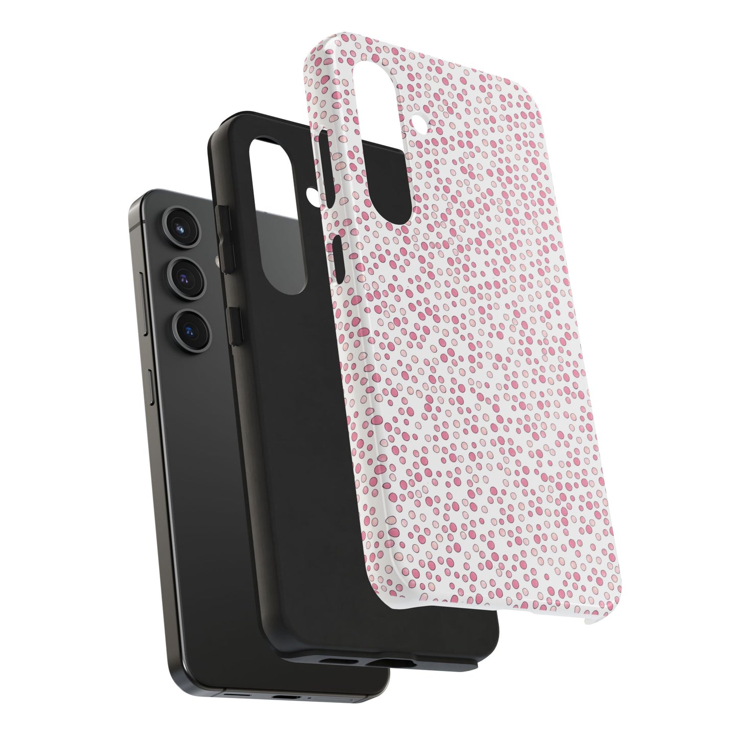 Water Spot Pink / White Phone Case