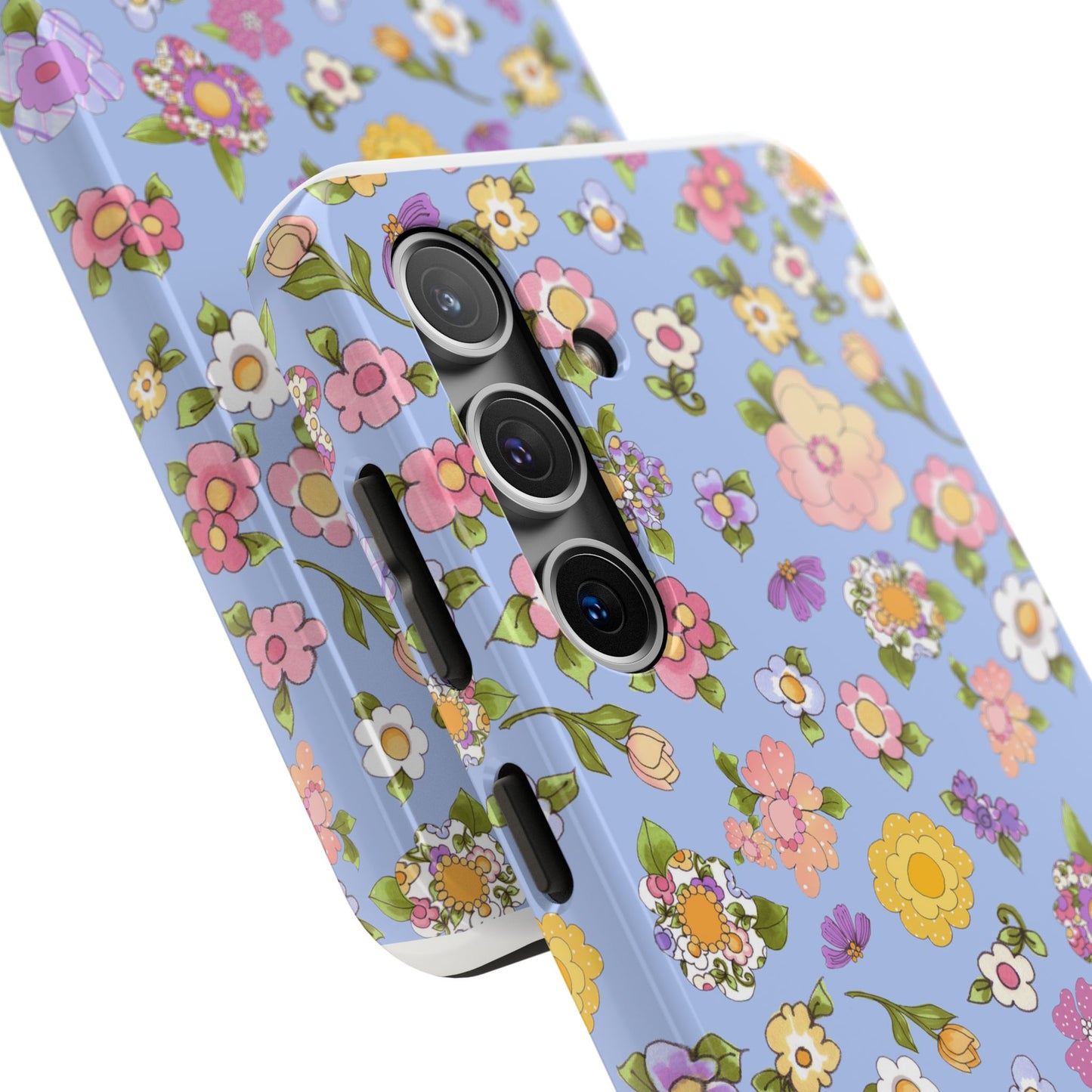 Flowery Blue Phone Case