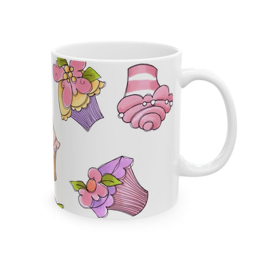 Cupcake Toss White Cup