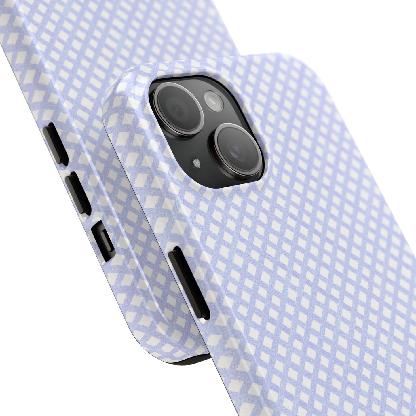 Bias Check Light Blue Phone Case