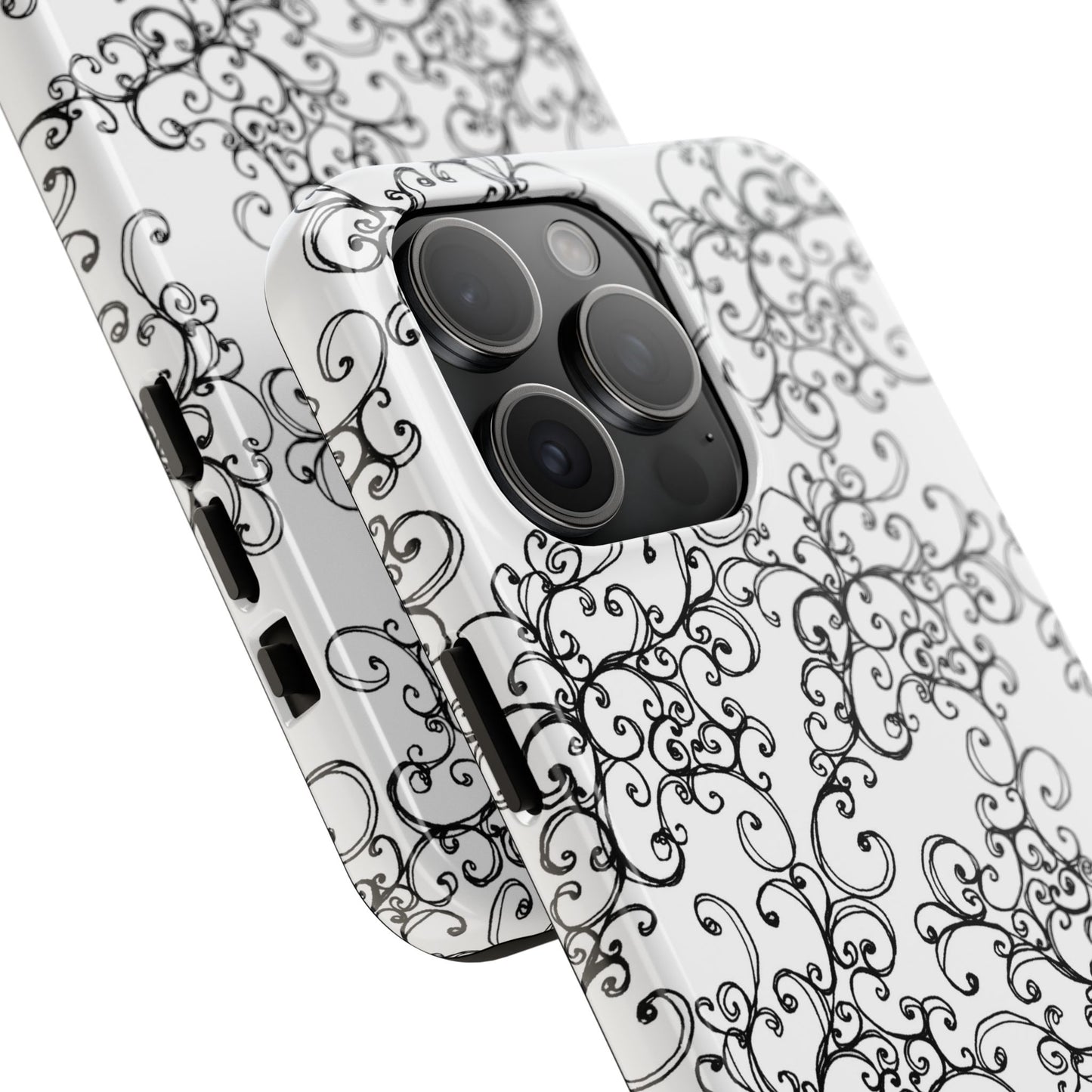 Poodle Scroll Phone Case