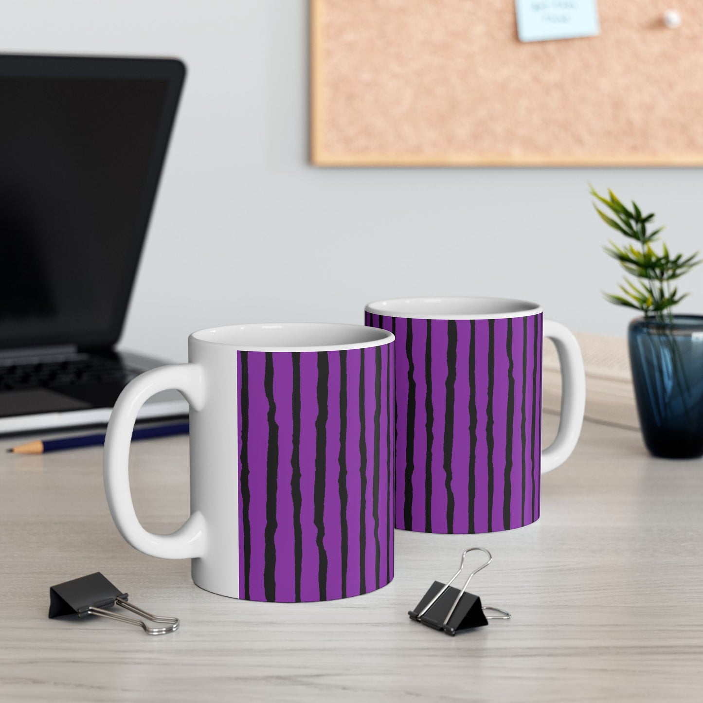 Sorta Stripe Purple / Black Cup