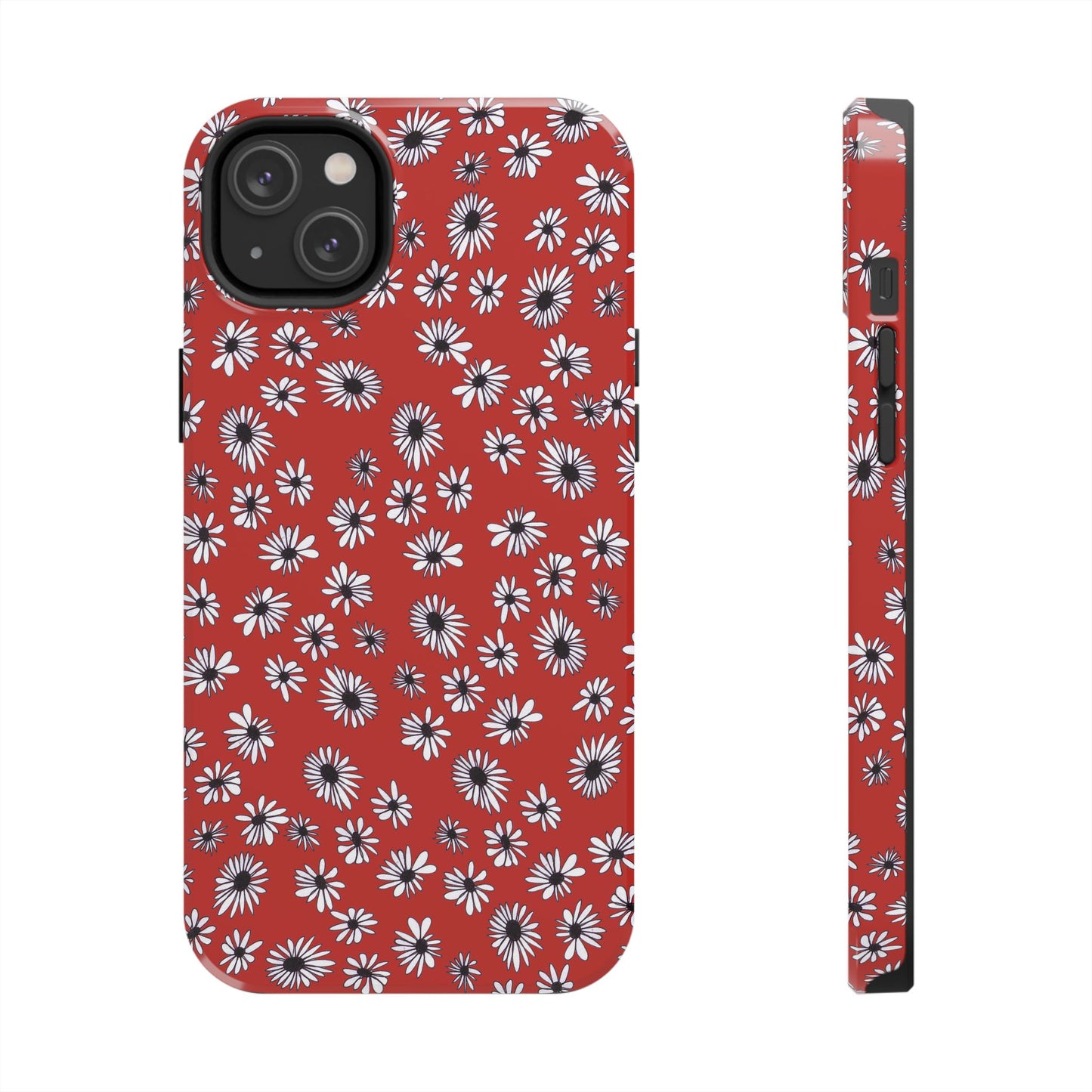 Random Daisy Red / White Phone Case