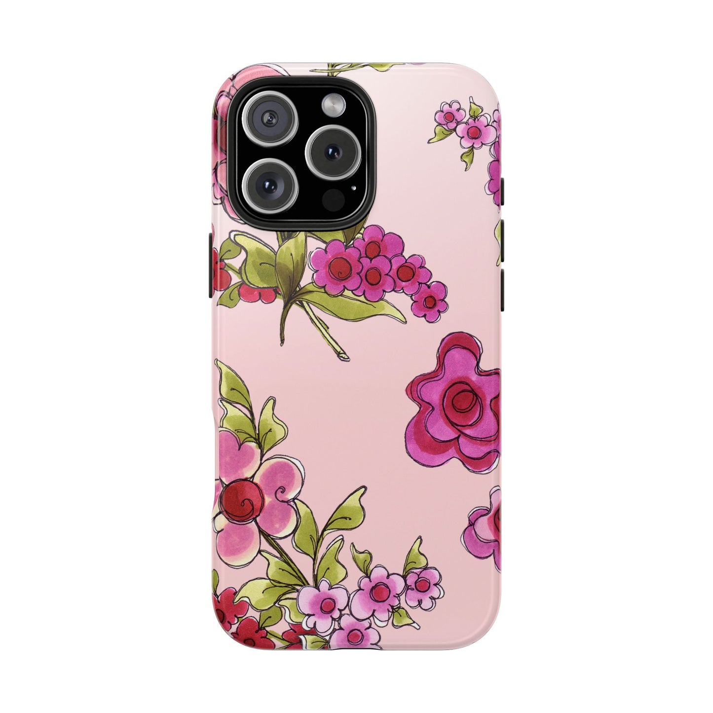 Jumbo Floral Pink Phone Case
