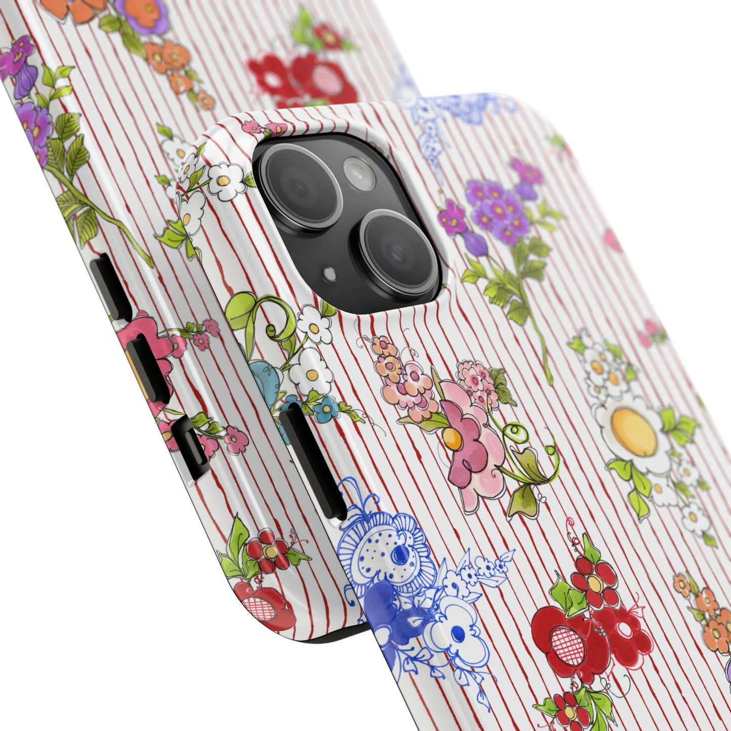 Mixed Bouquets Red / White Phone Case