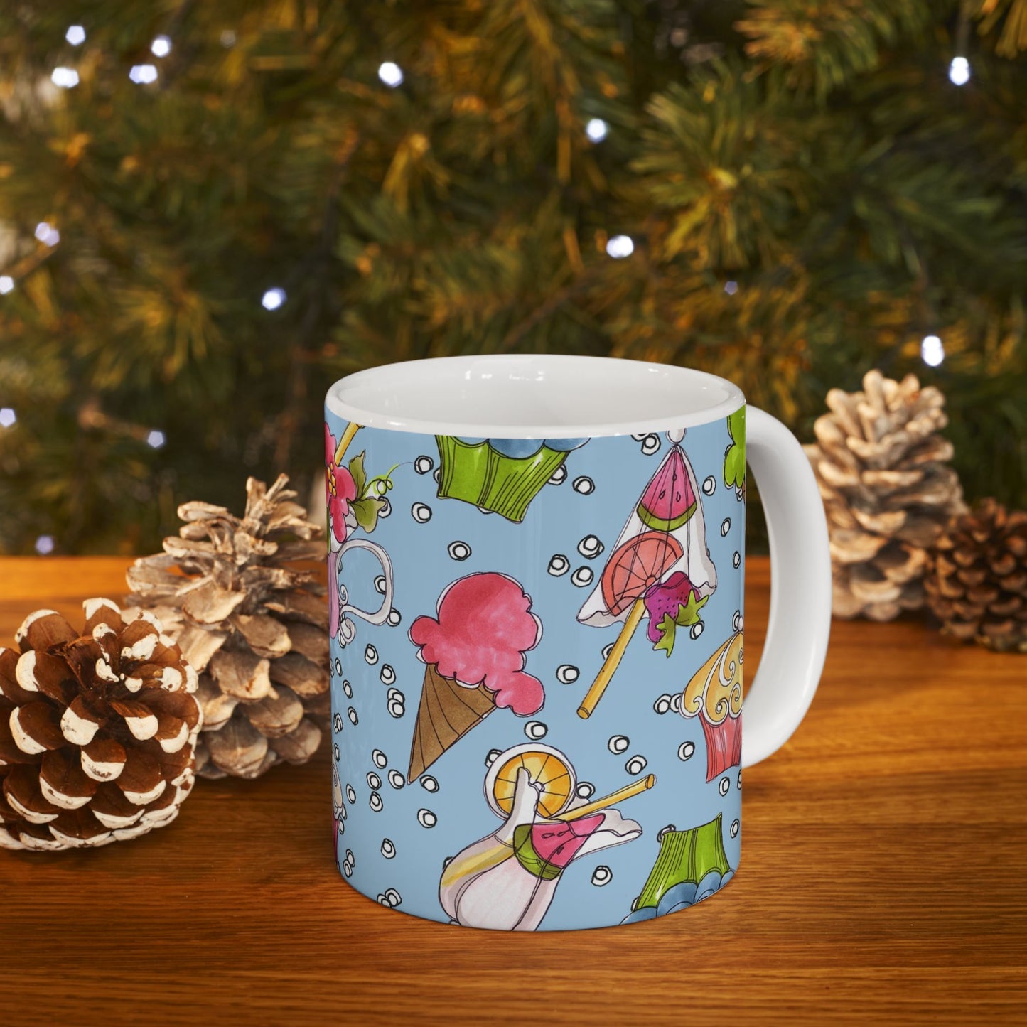 Resort Food Blue Cup