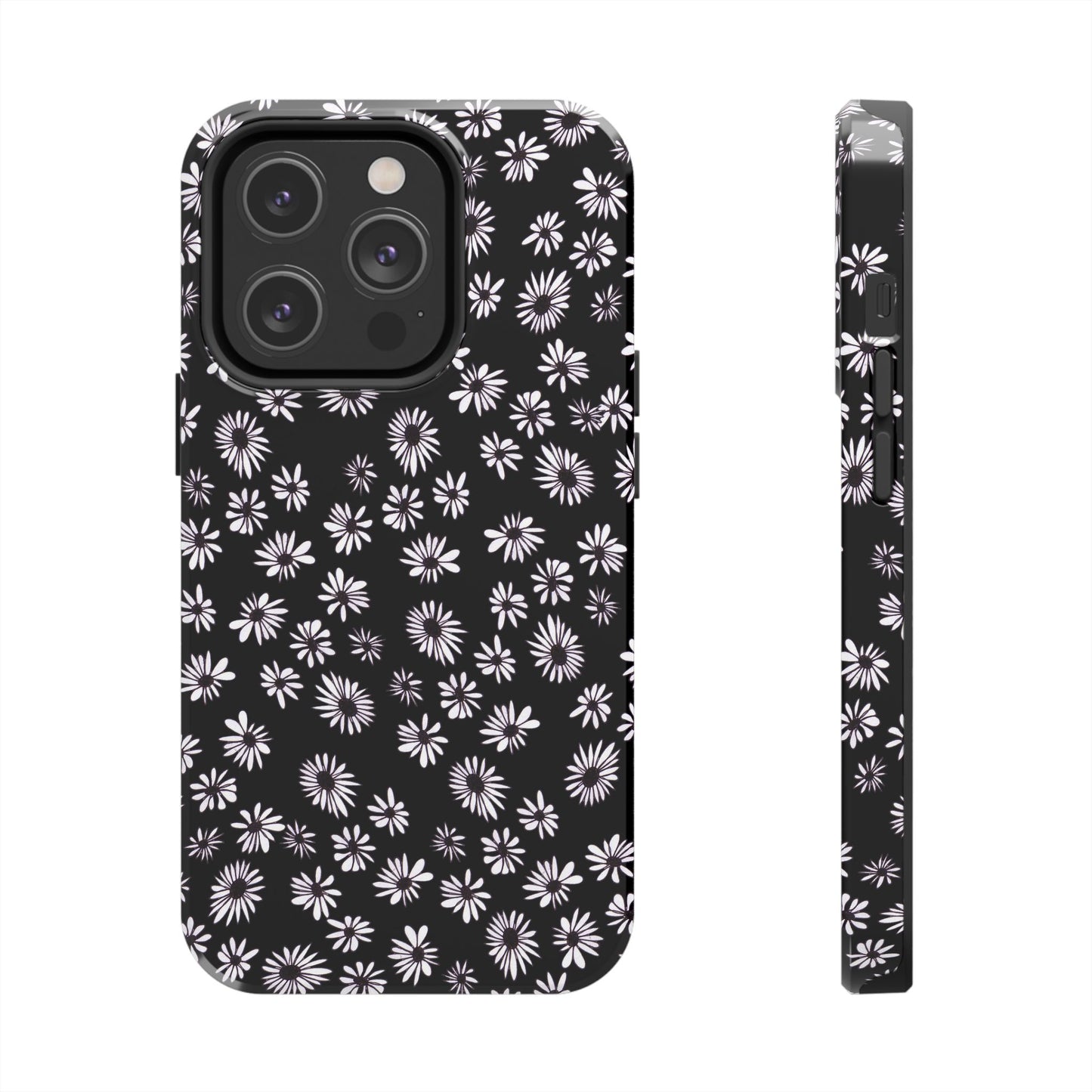 Random Daisy Black / White Phone Case