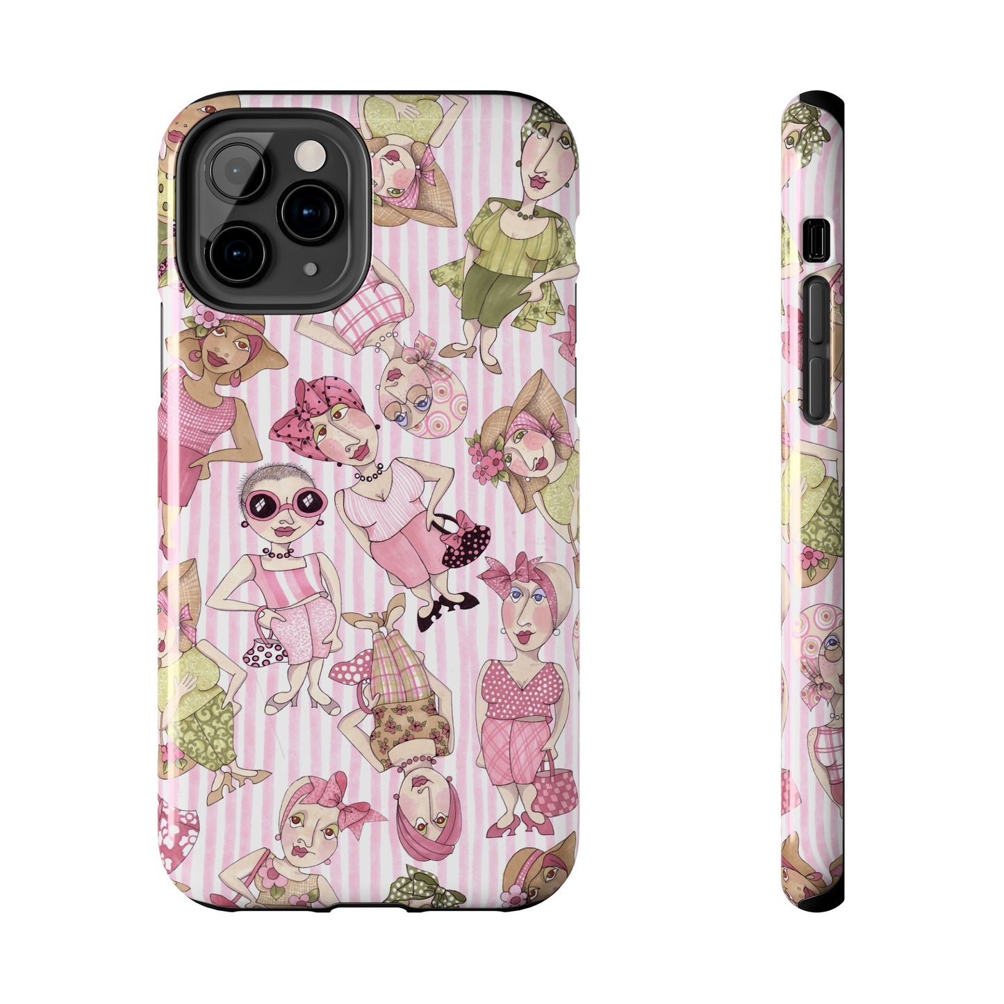 Tossed Ladies Pink Phone Case