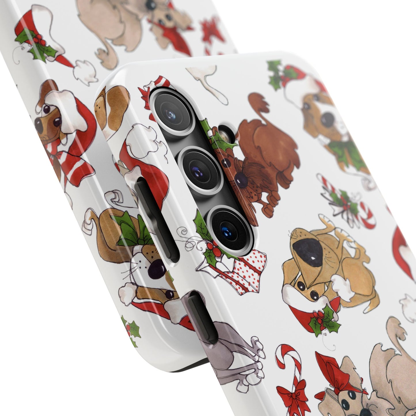 Doggie Toss White Phone Case