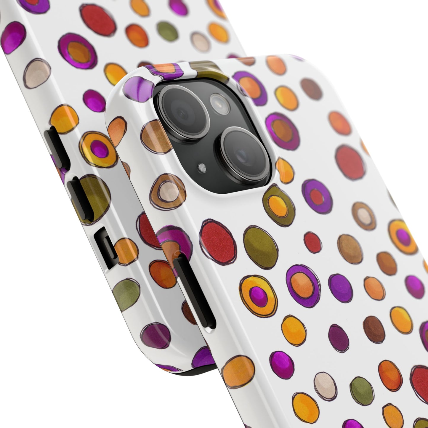 Sesame Dot White Phone Case