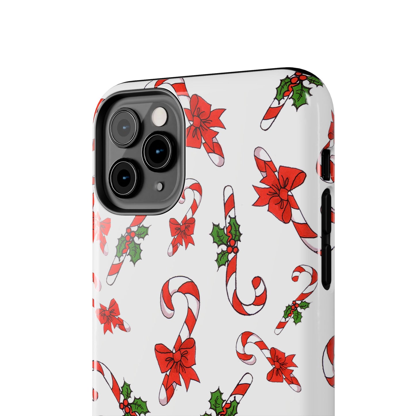 Candy Cane Crowd White Phone Case
