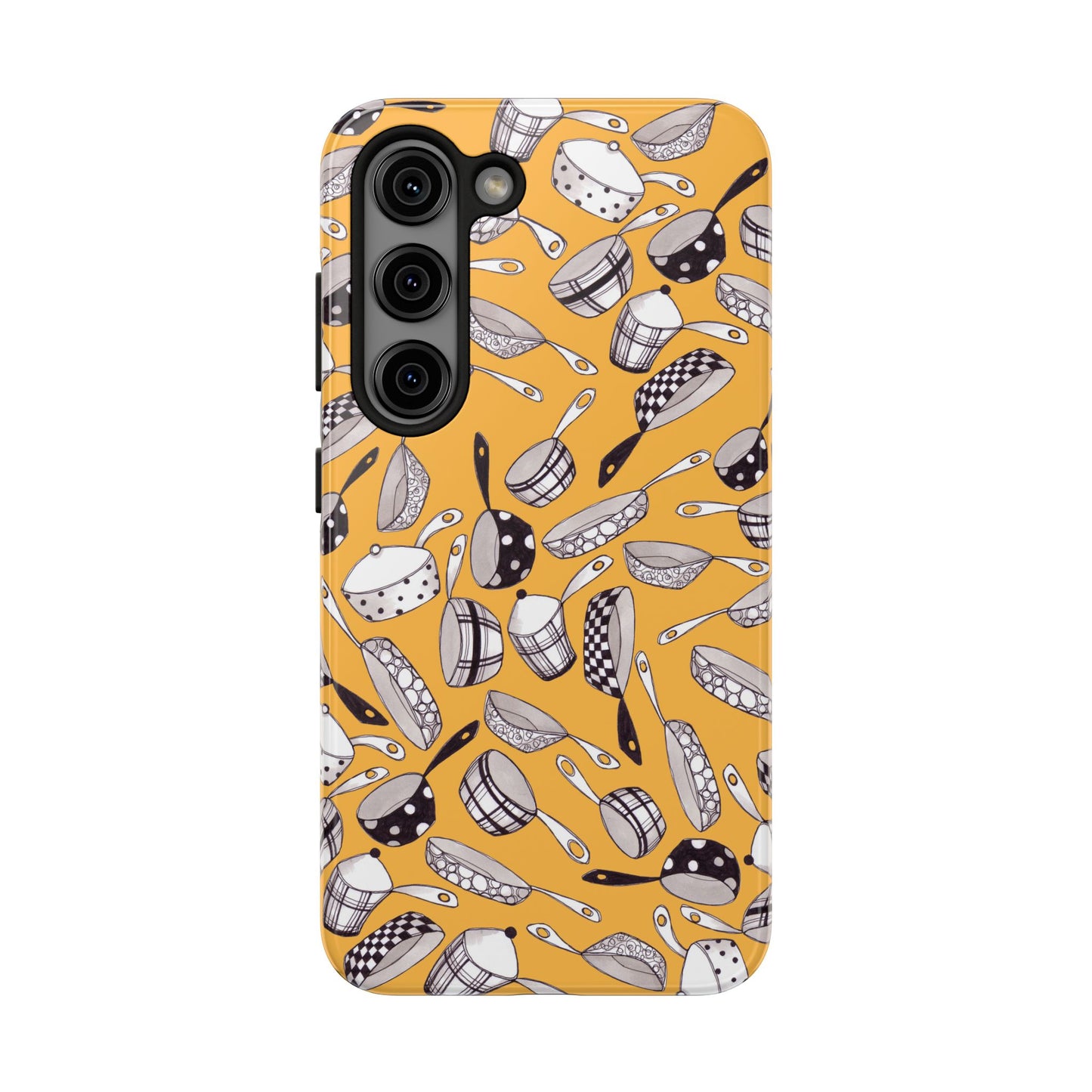 Pots & Pans Flyin' Yellow Phone Case