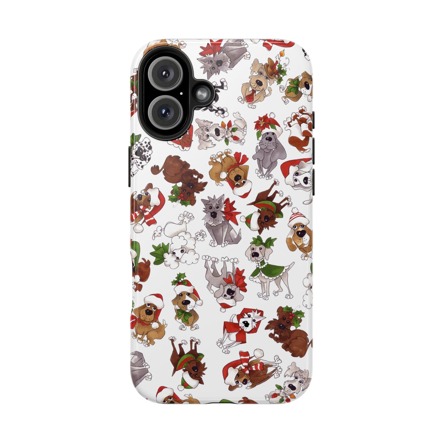 Doggie Toss White Phone Case