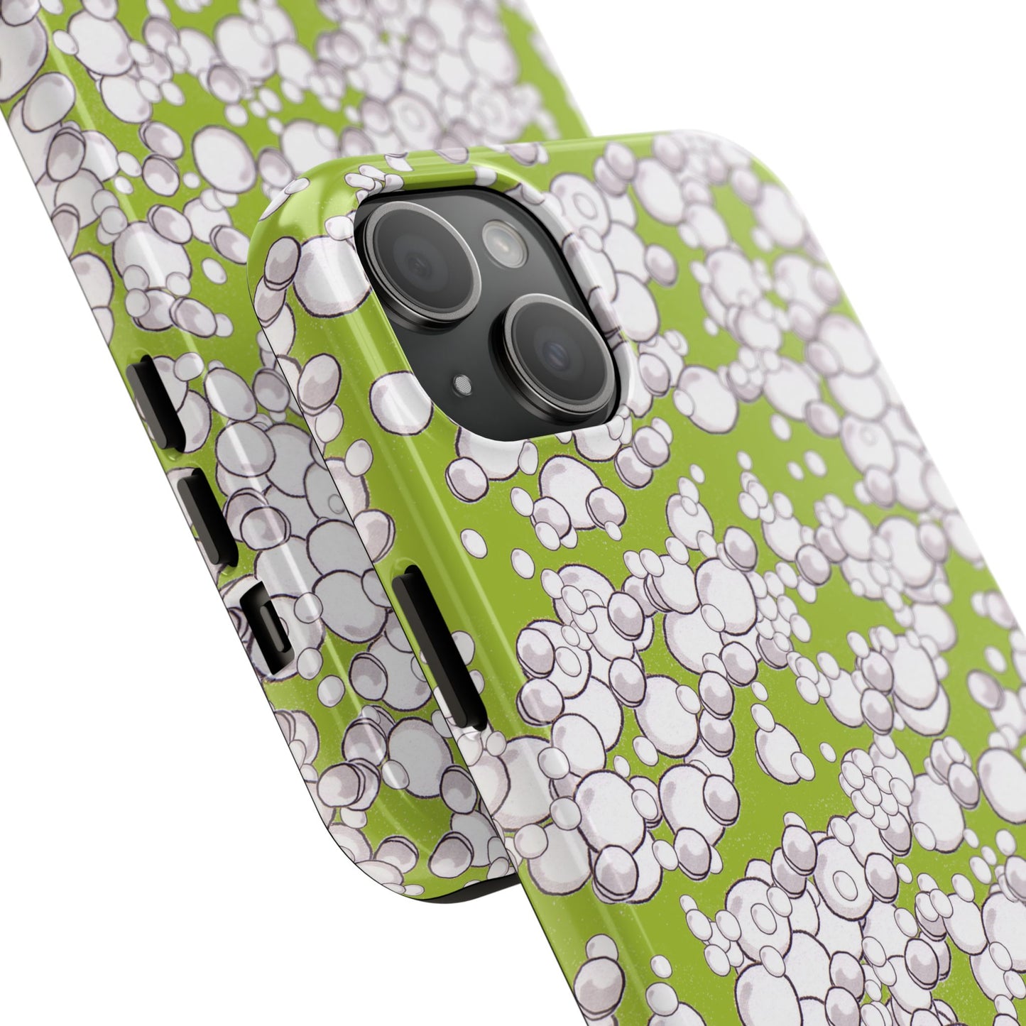 Bubble Dots Green Phone Case