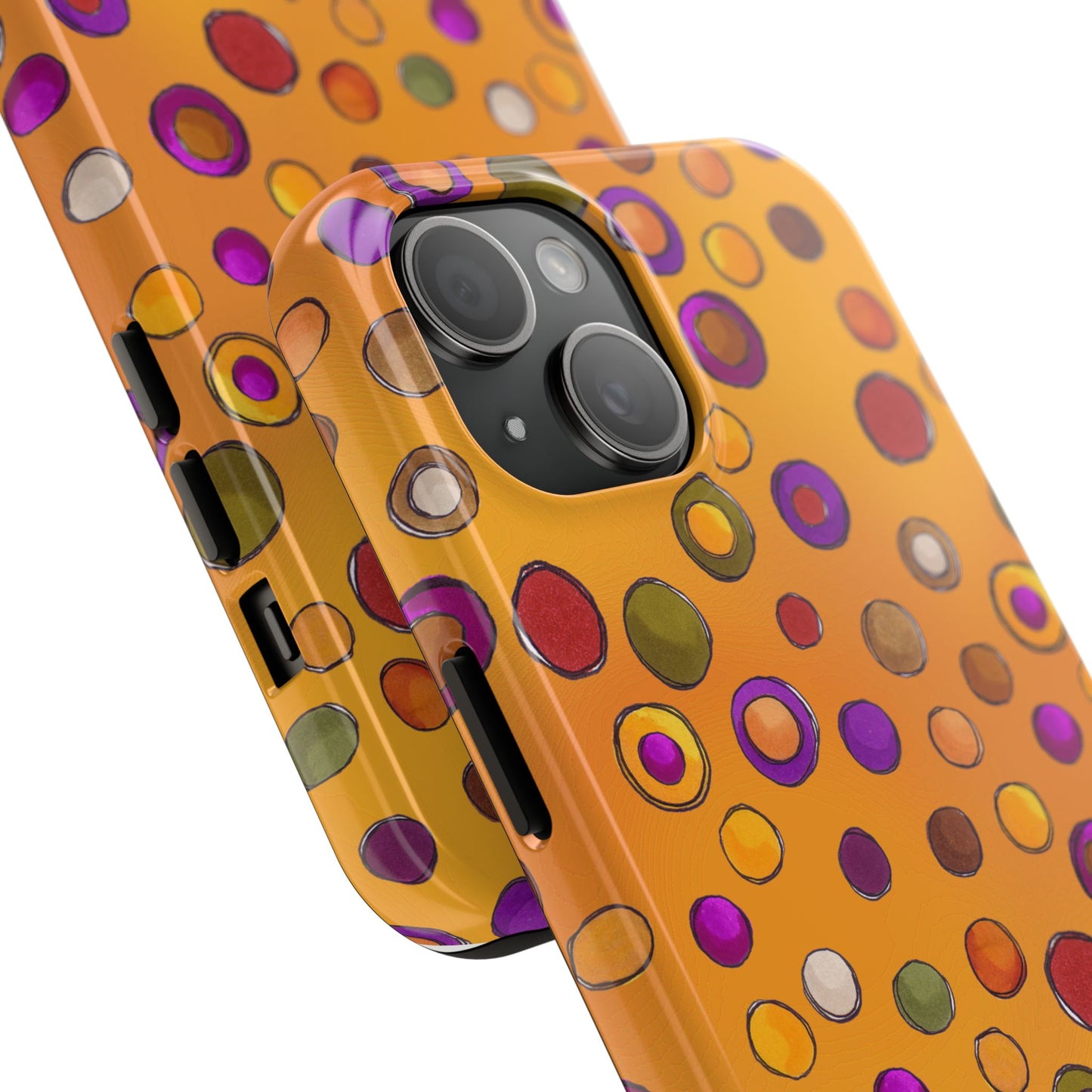 Double Dot Yellow Phone Case