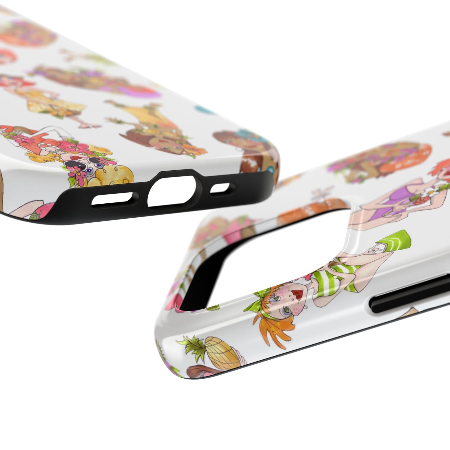Island Toss White Phone Case