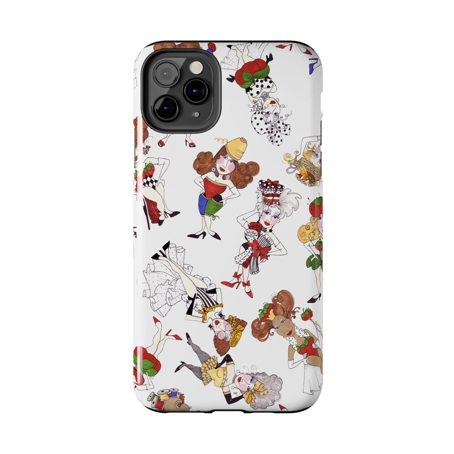 Sew Tossed White Phone Case