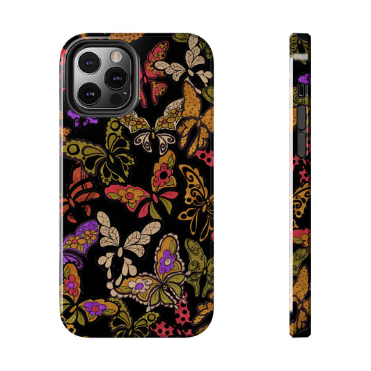 Flighty Black Phone Case
