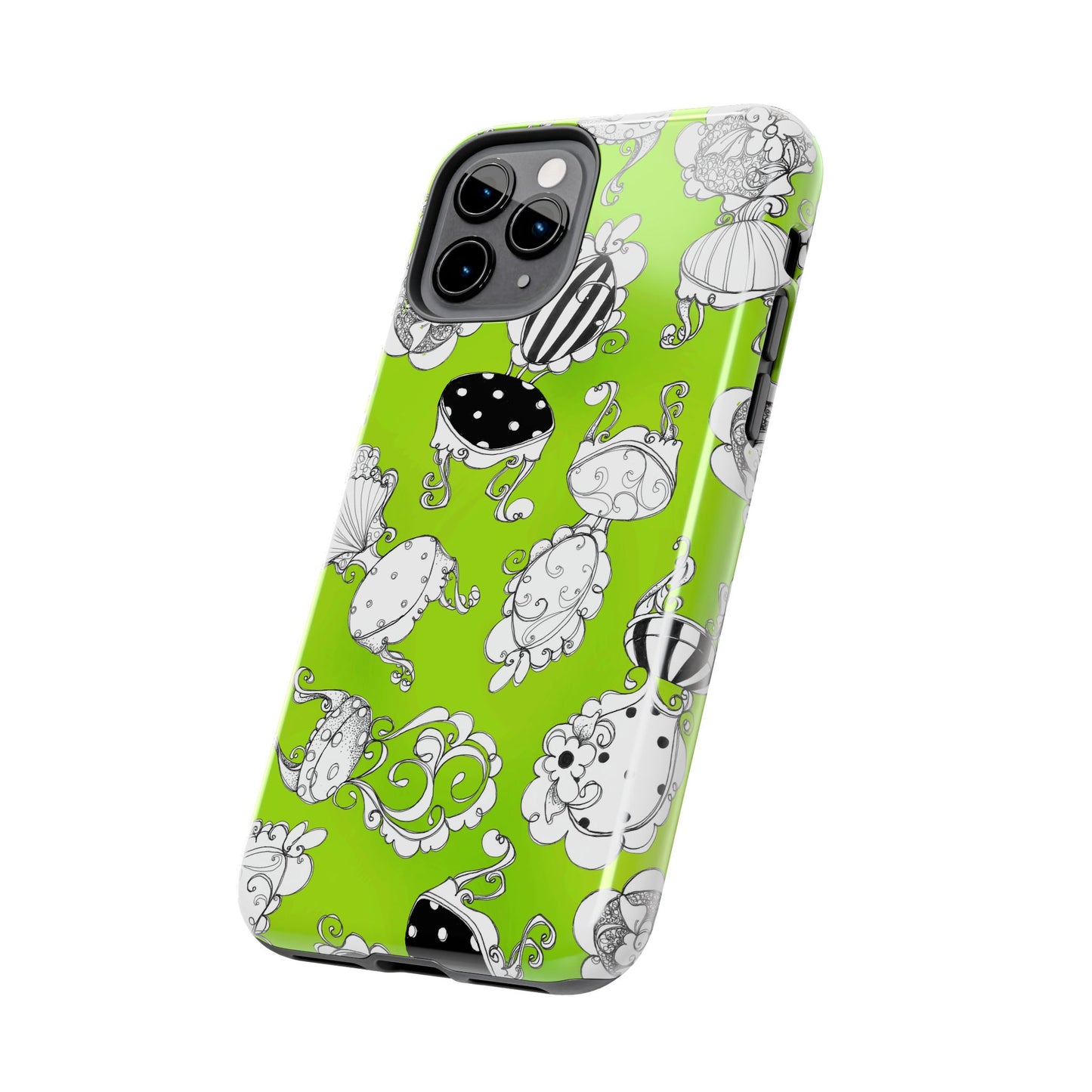 Bistro Chairs Lime Phone Case