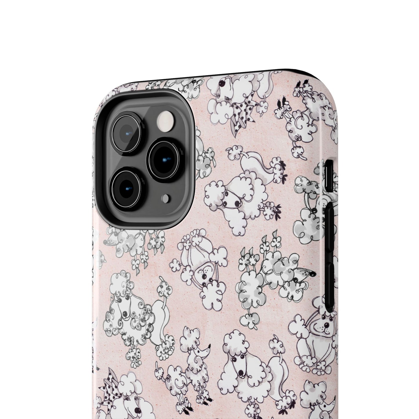 Paris Poodles Pink Phone Case
