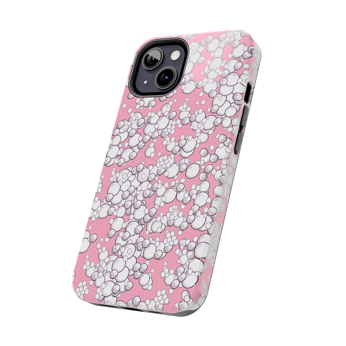 Bubble Dots Pink Phone Case