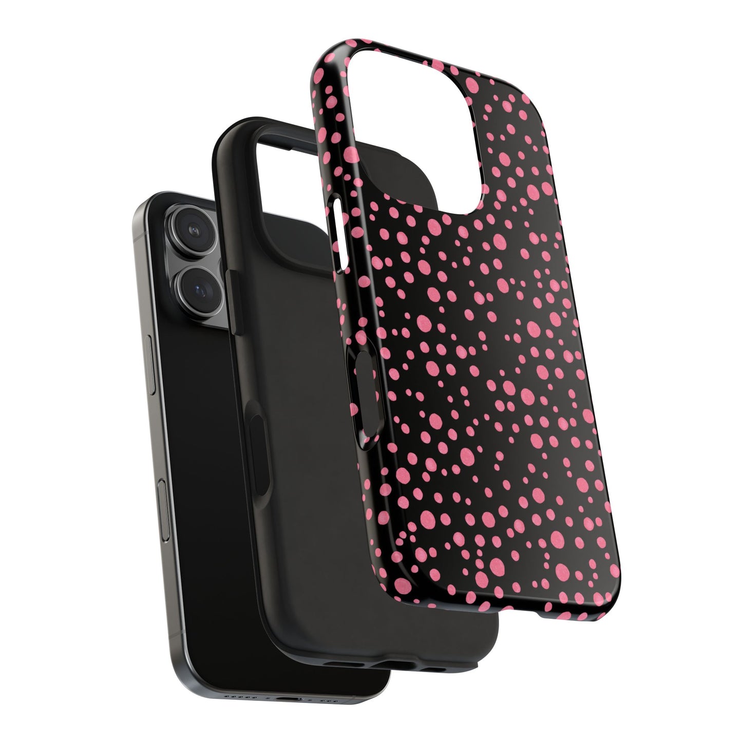 Balloon Dots Black / Pink Phone Case
