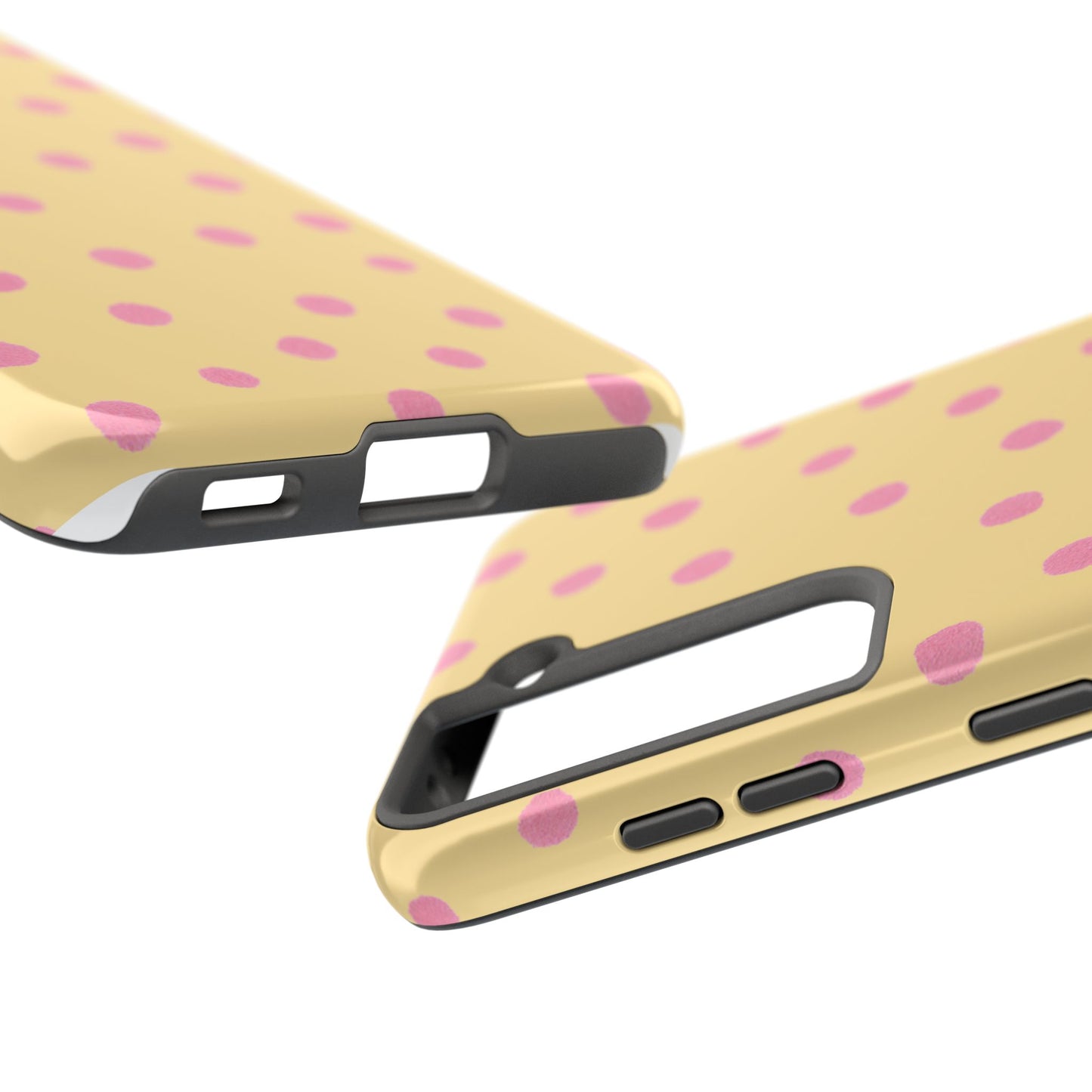 Medium Dots Sunshine / Pink Phone Case