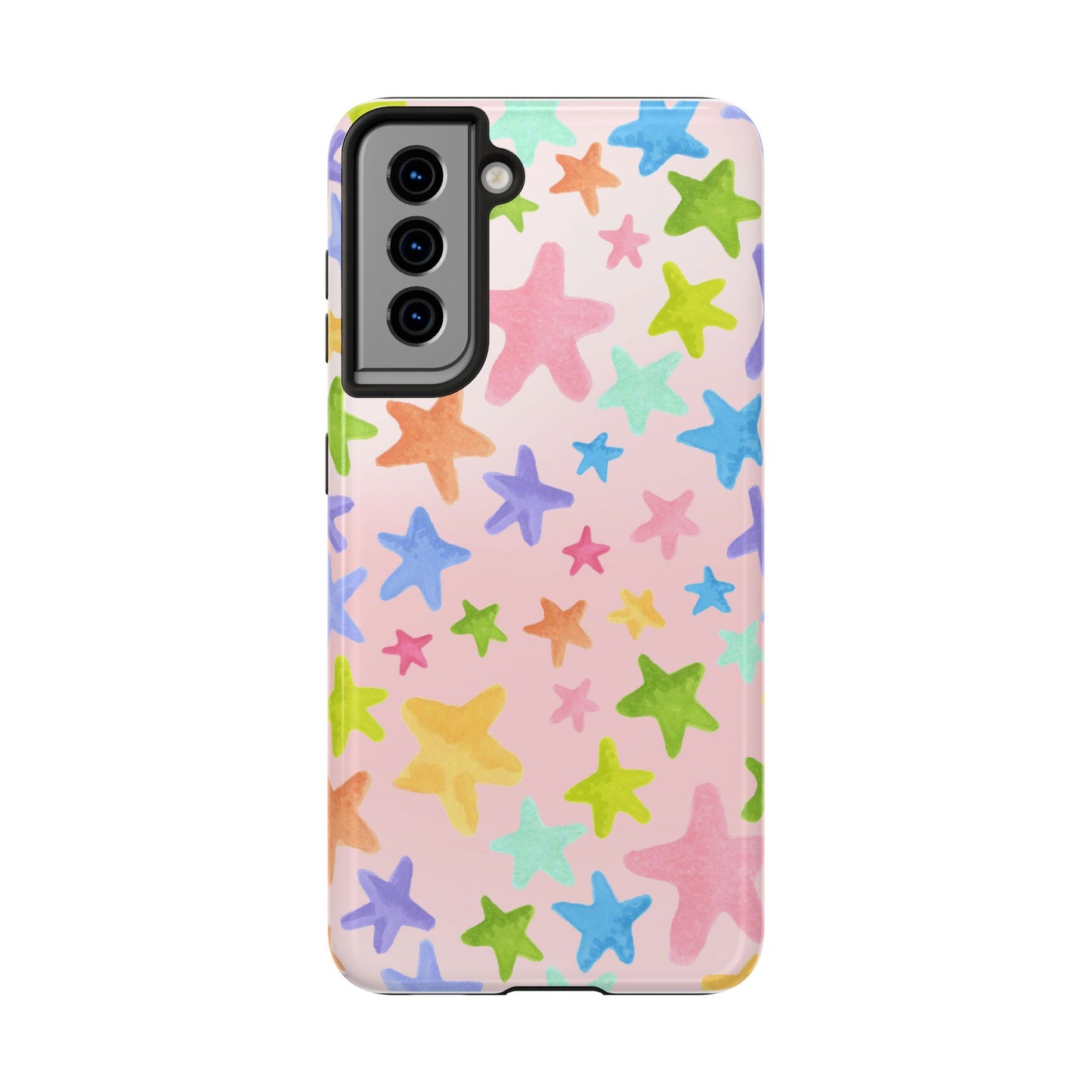 Happy Stars Pink Phone Case