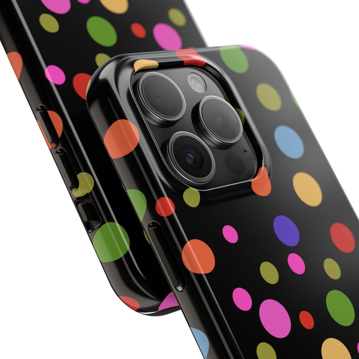 Dot Assortment Black Phone Case