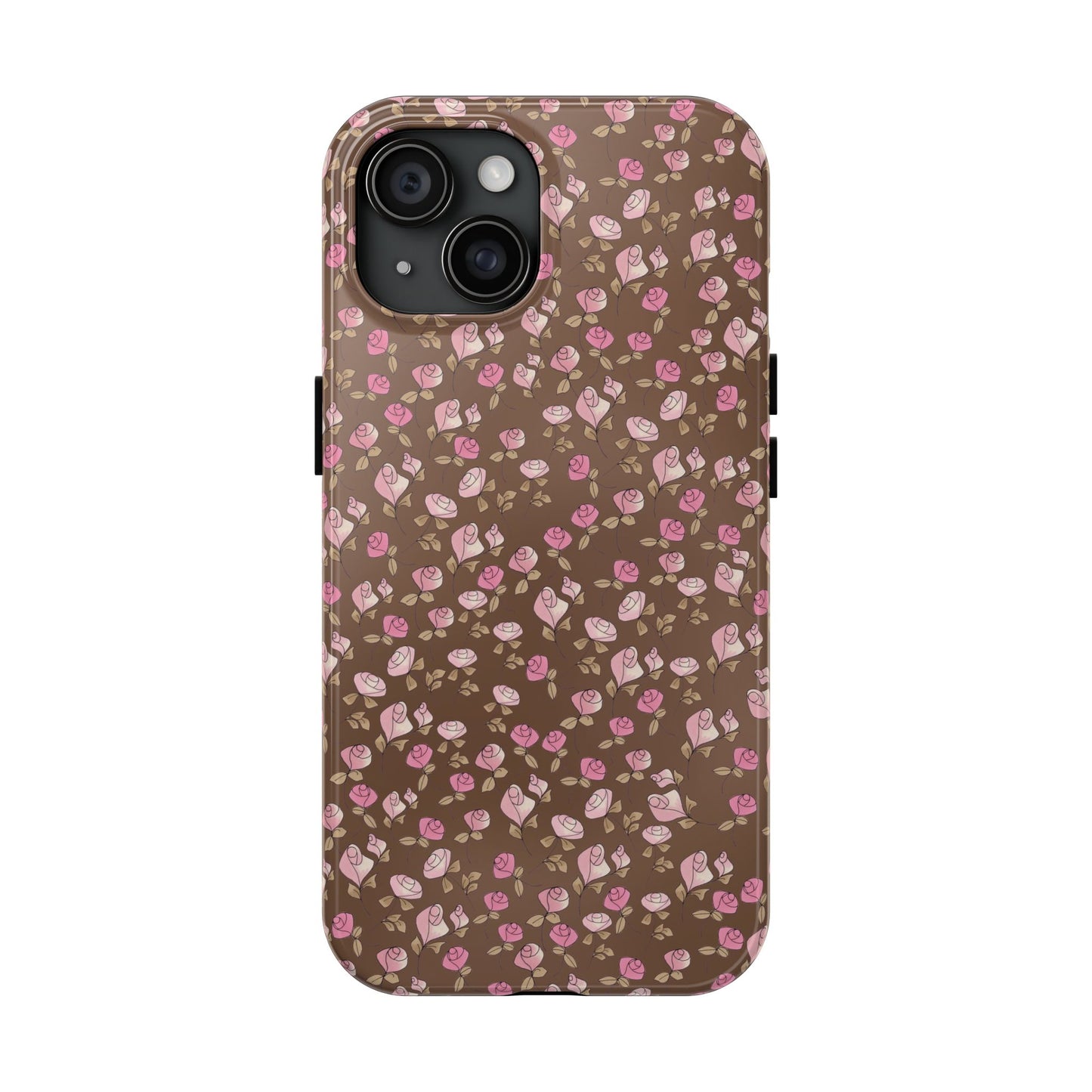 Little Bitty Roses Chocolate Phone Case