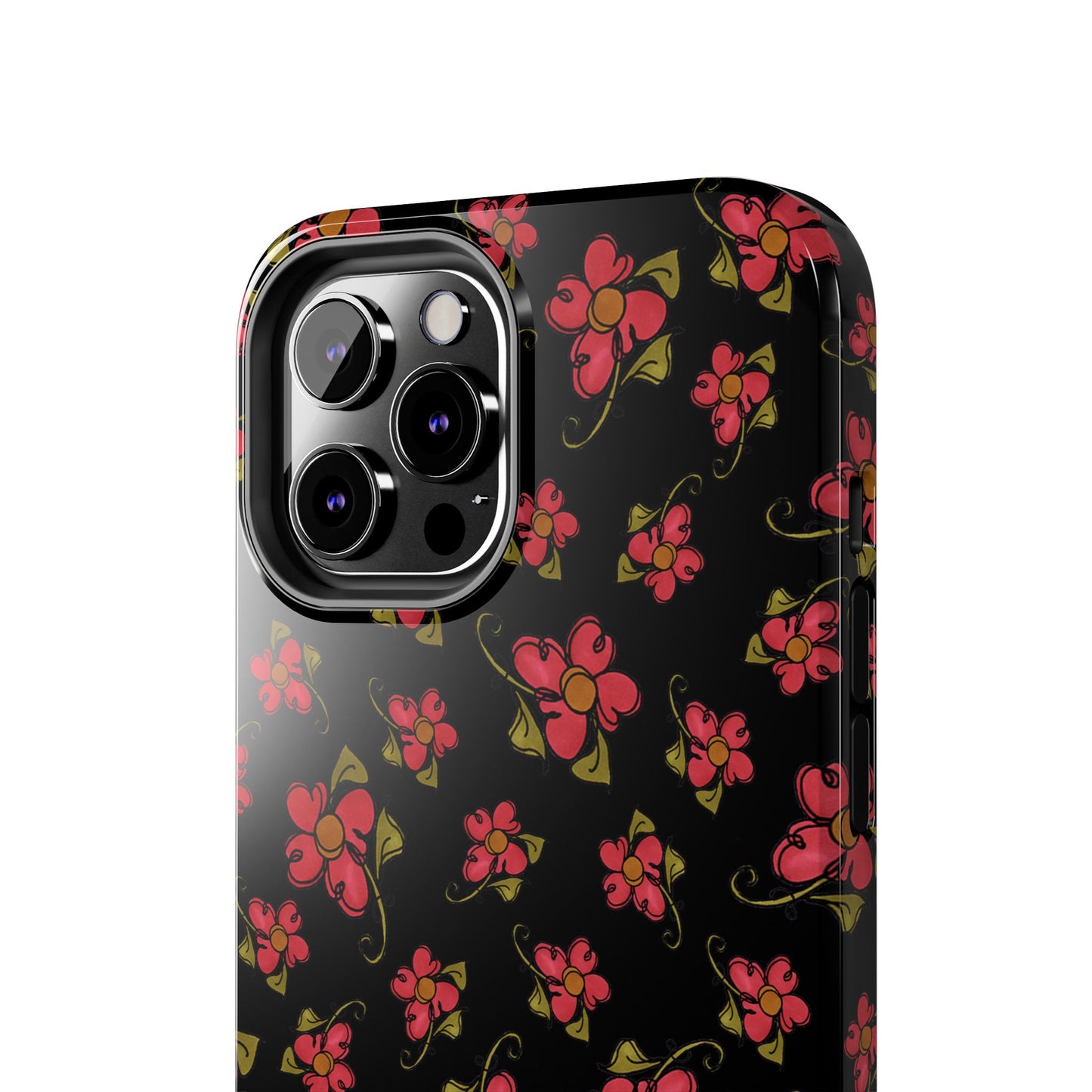 Daisy Caper Black Phone Case