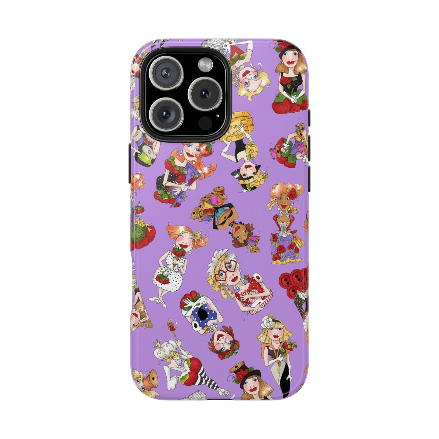 Curious Toss Purple Phone Case