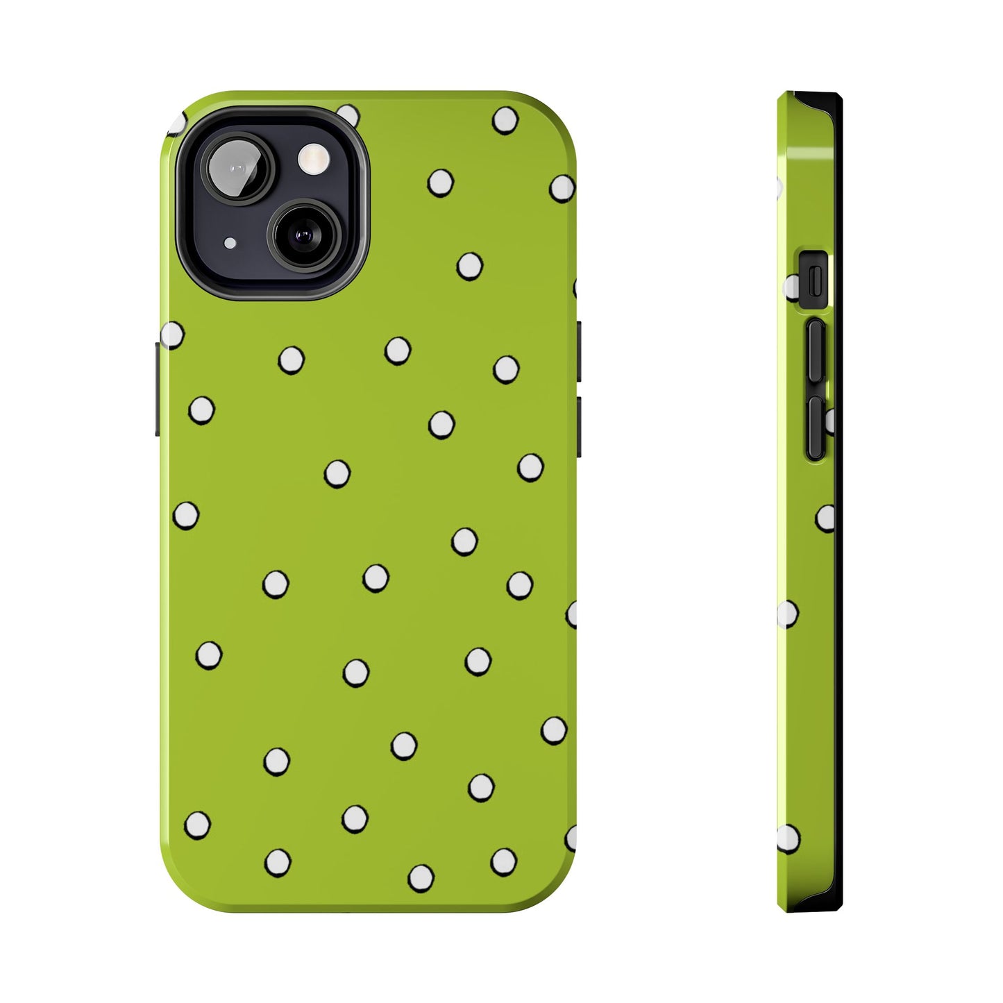 Lime Dots Phone Case