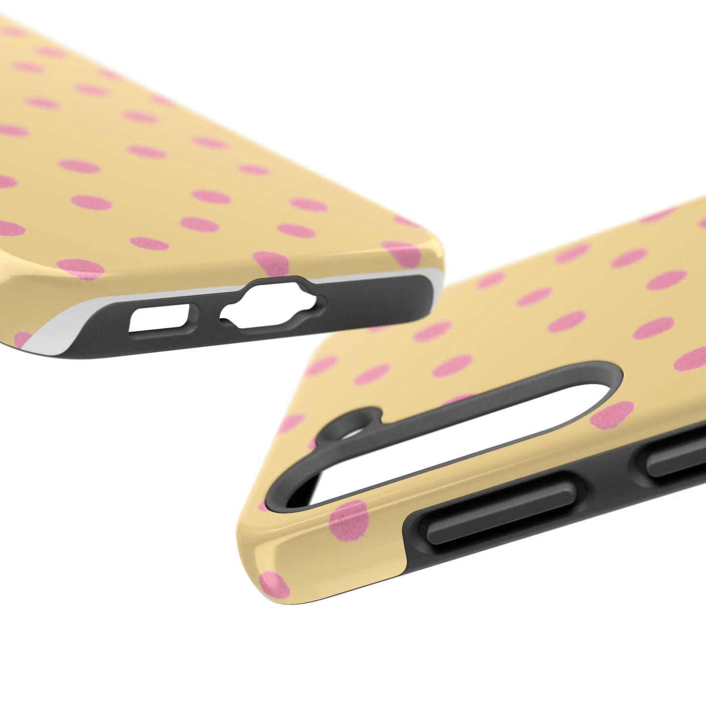 Medium Dots Sunshine / Pink Phone Case