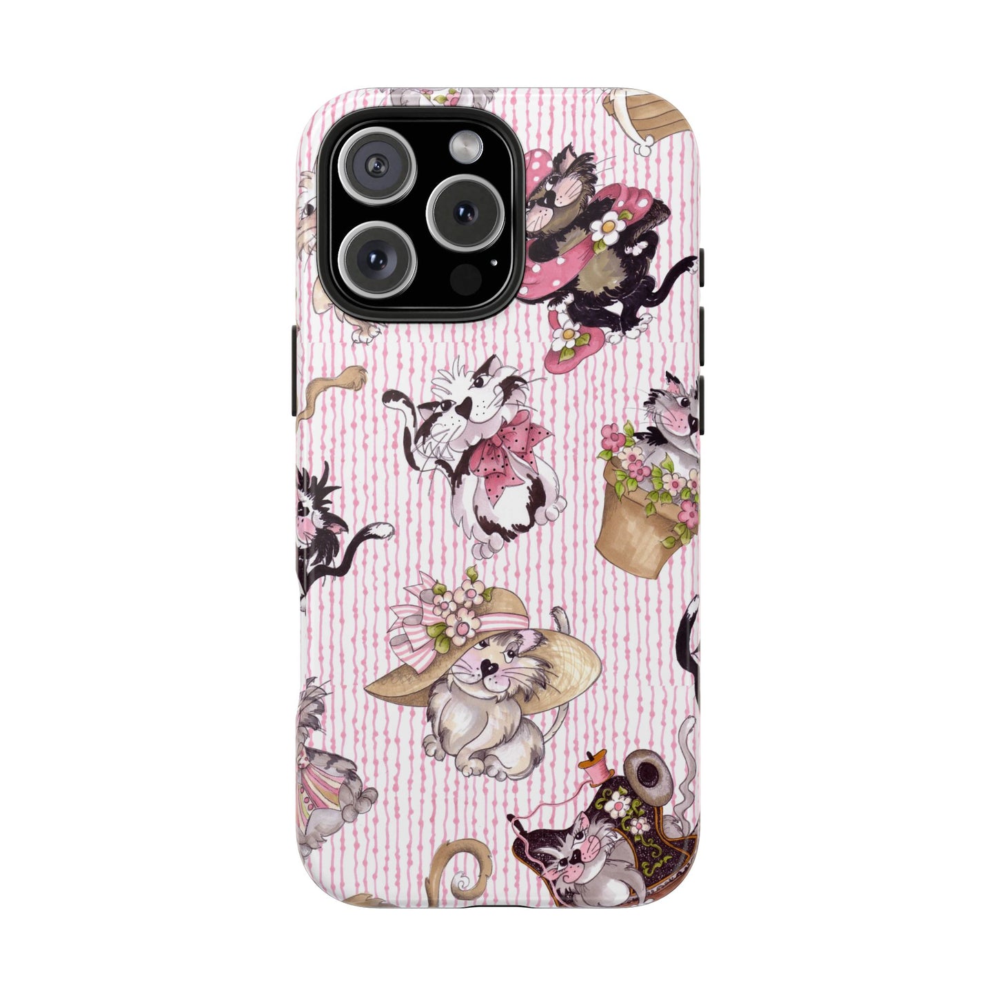Fancy Cats Pink Phone Case