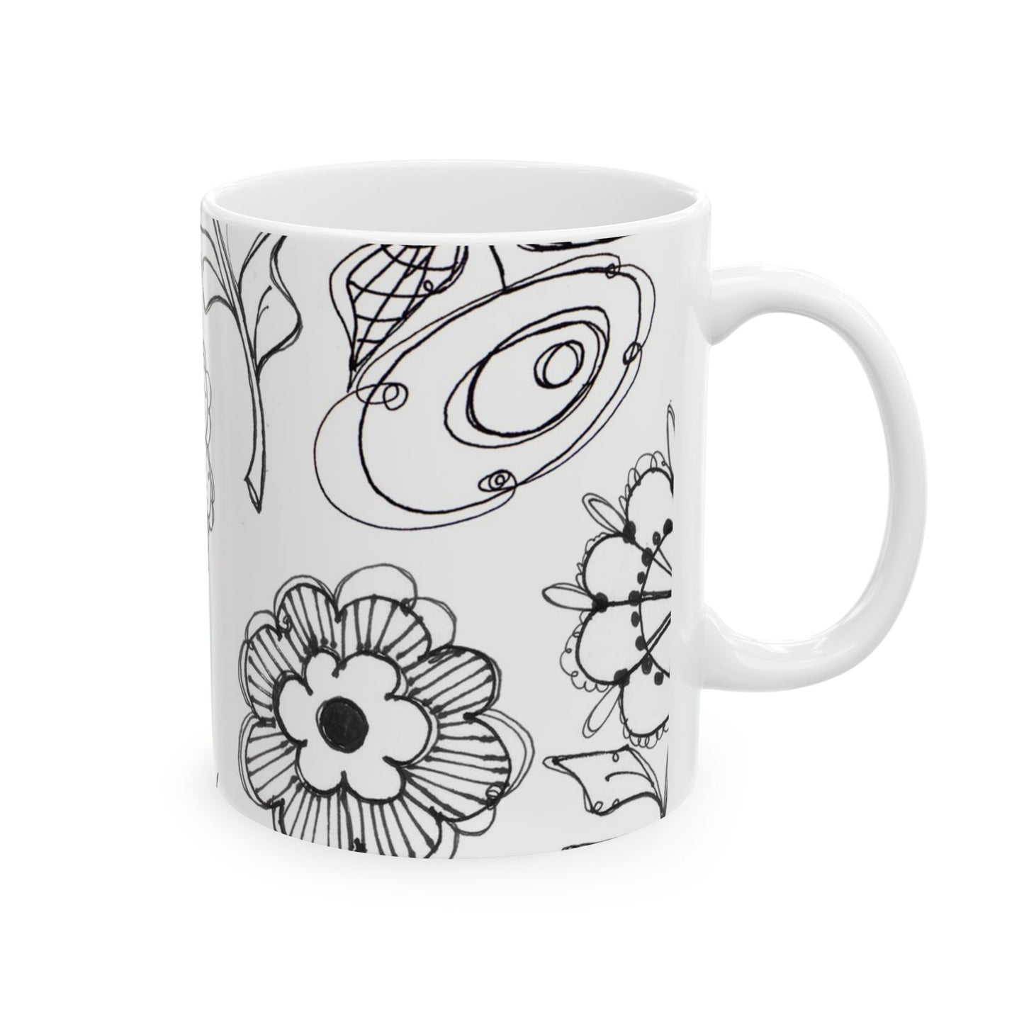 Paper Posies White Cup