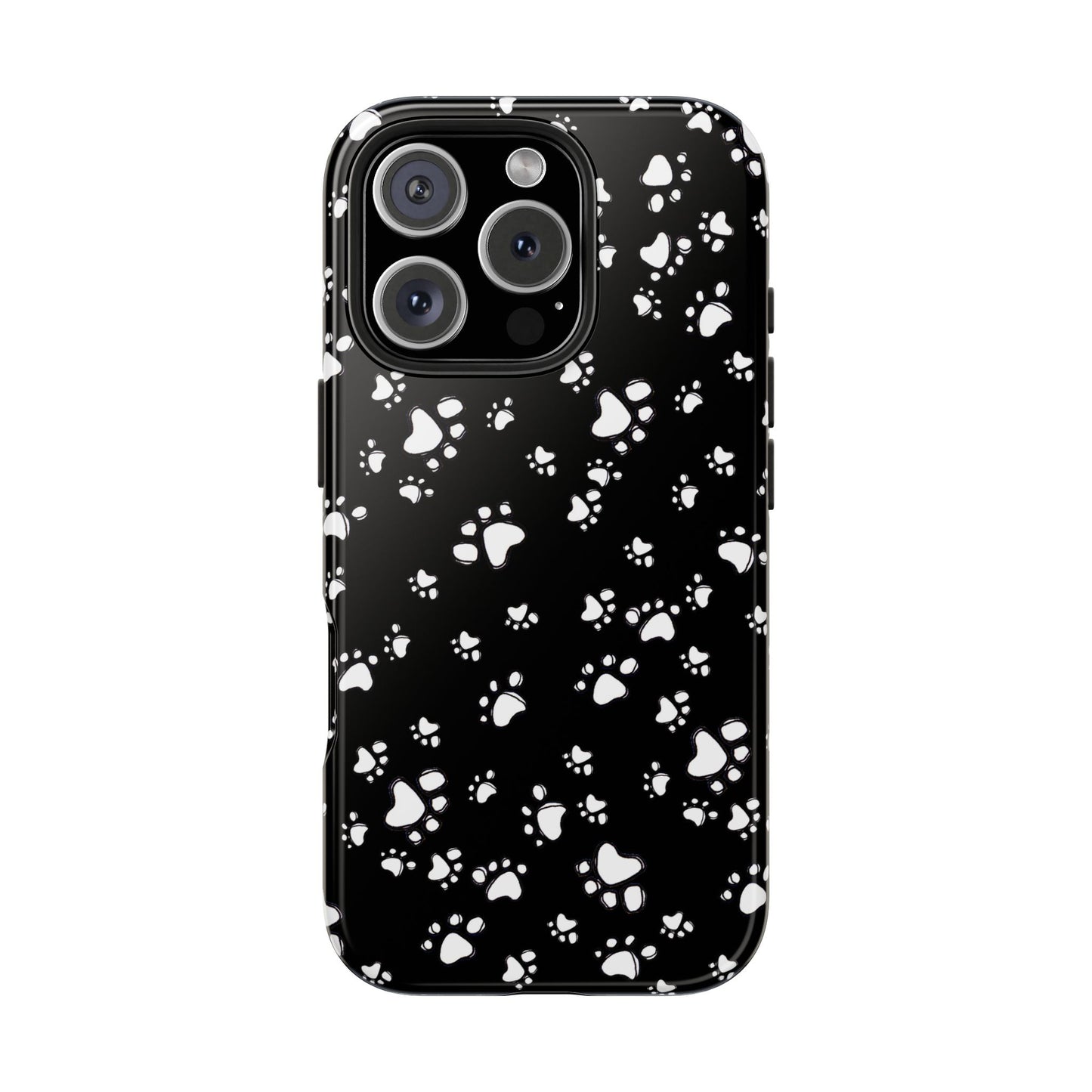 Paw Flakes Black Phone Case