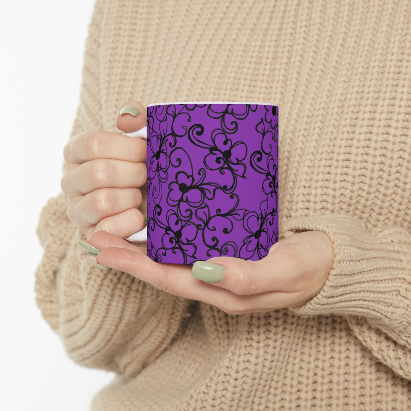 Daisy Jungle Purple Cup