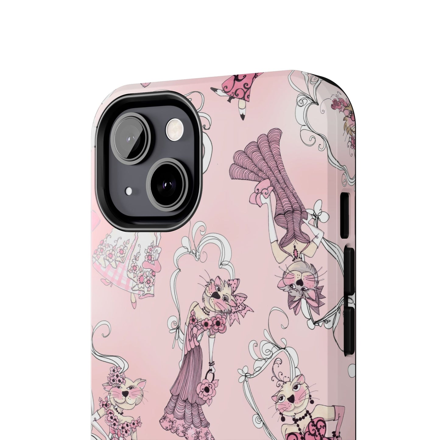 Lady Cats Tossed Phone Case