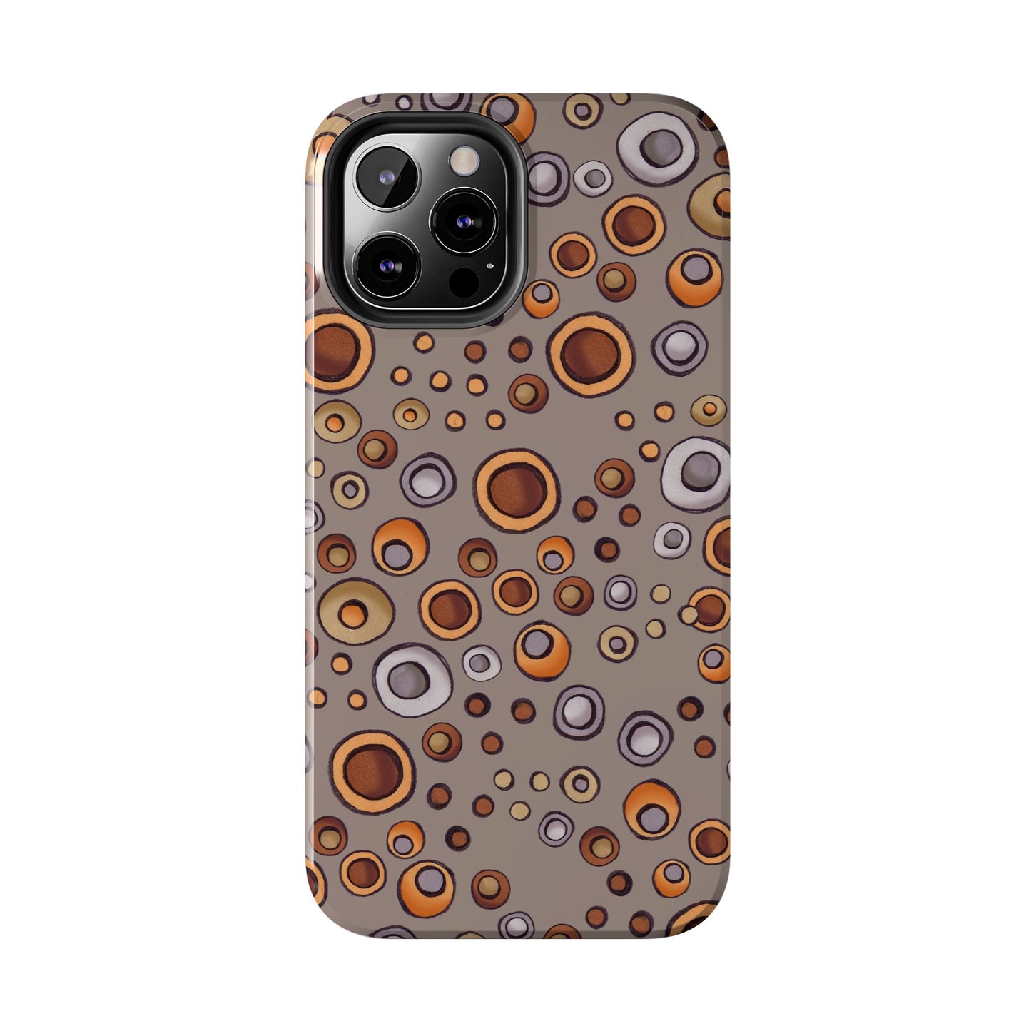 Doggy Dots Gray Phone Case