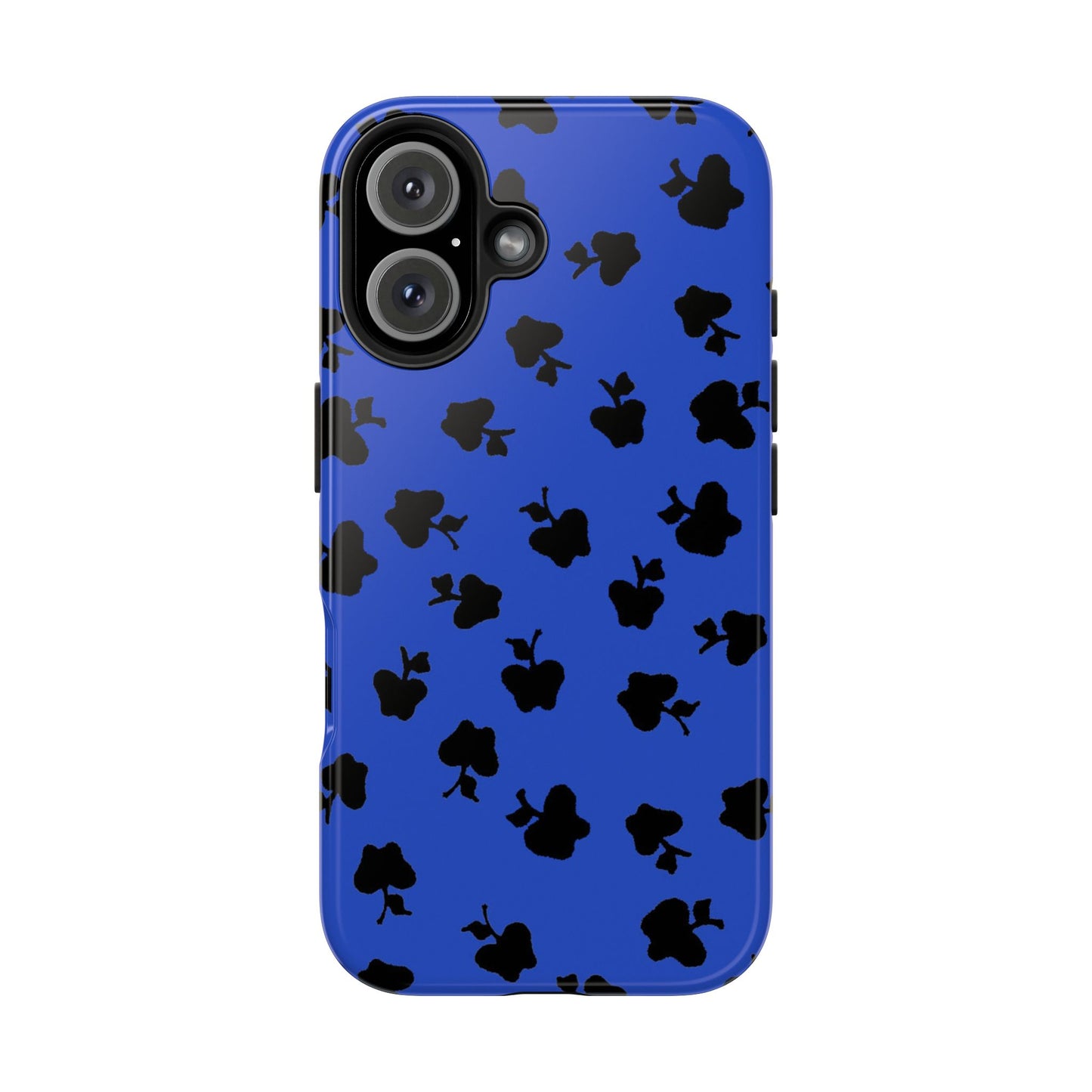 Happy Apples Blue / Black Phone Case