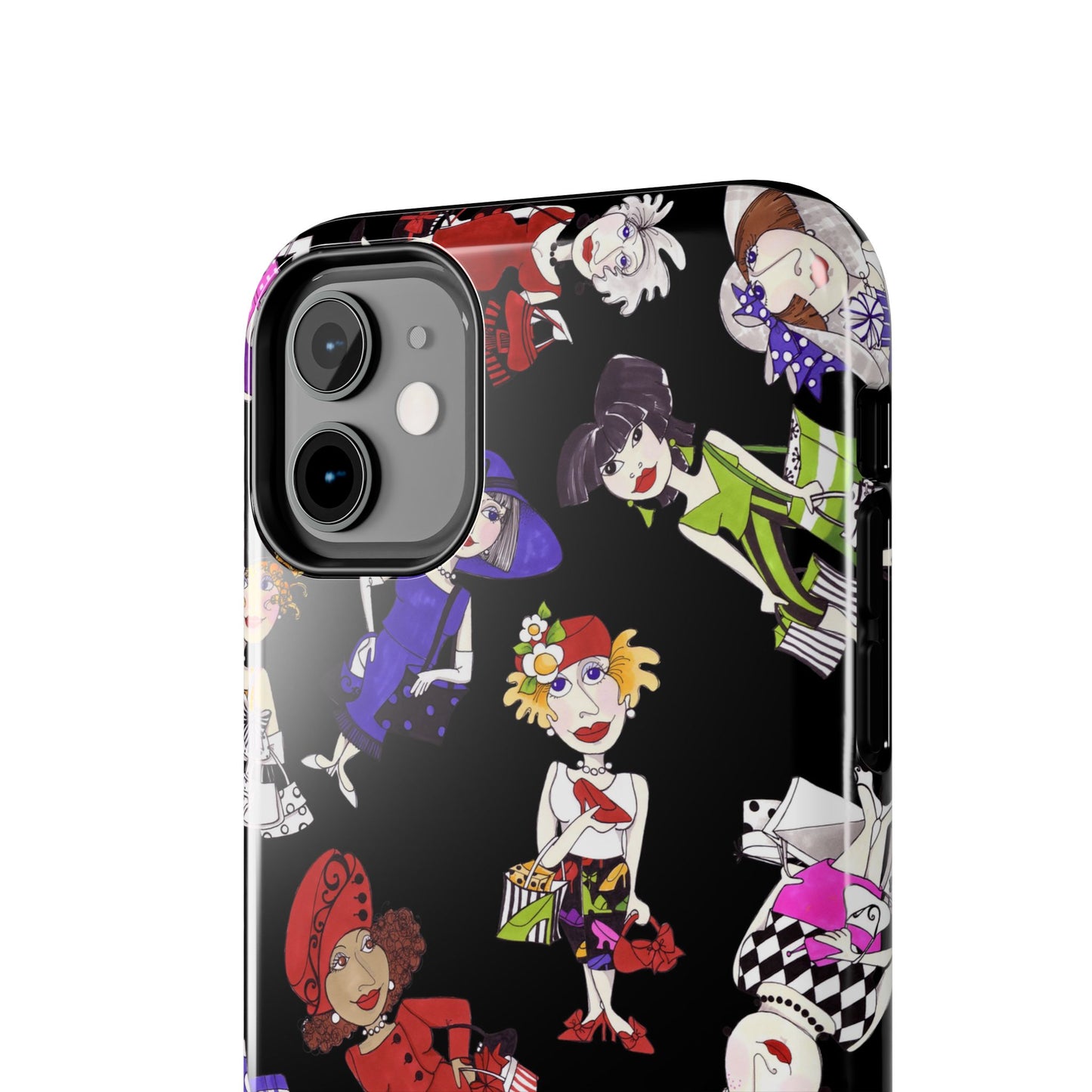 Gone Shopping Tossed Black Phone Case