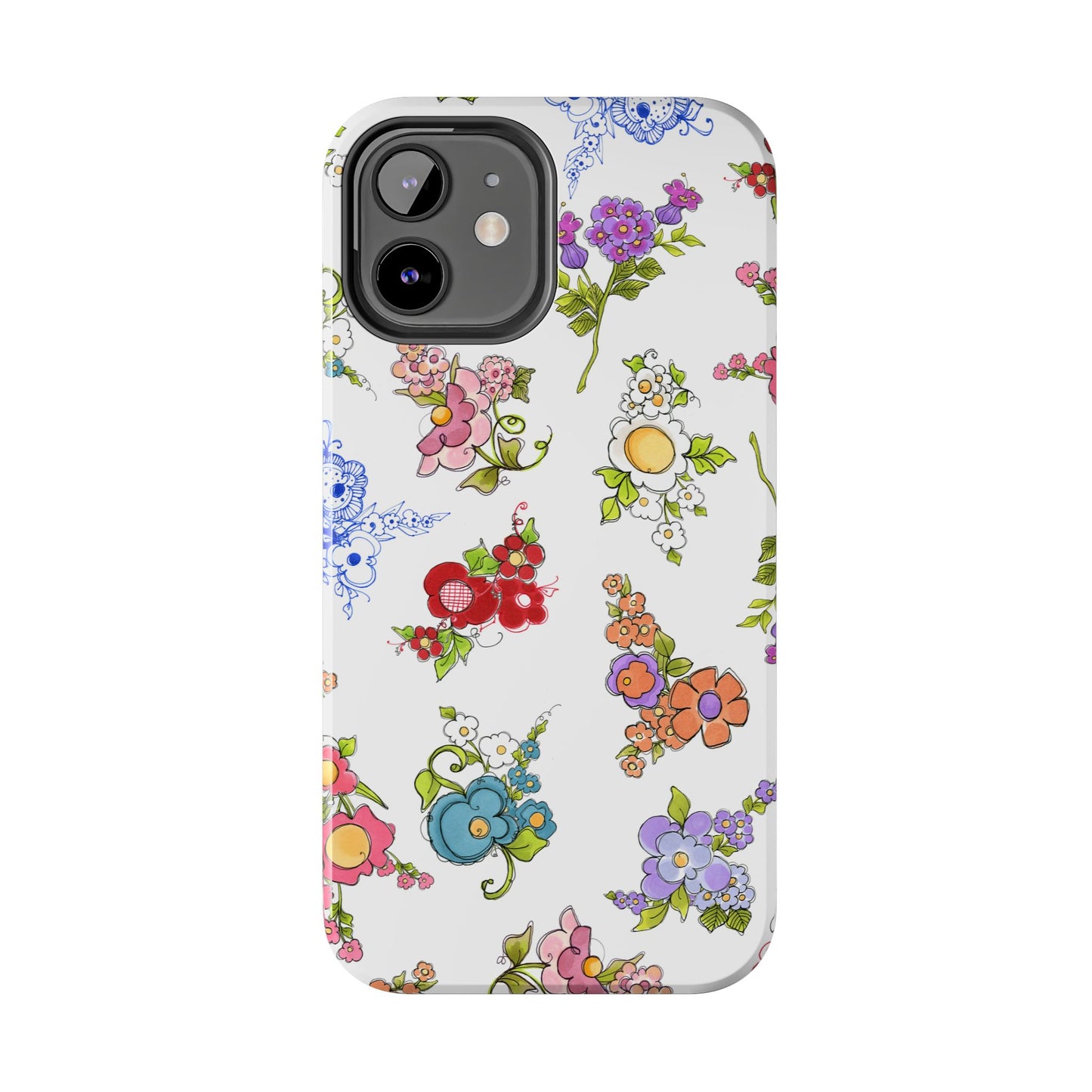 Mixed Bouquets White Phone Case
