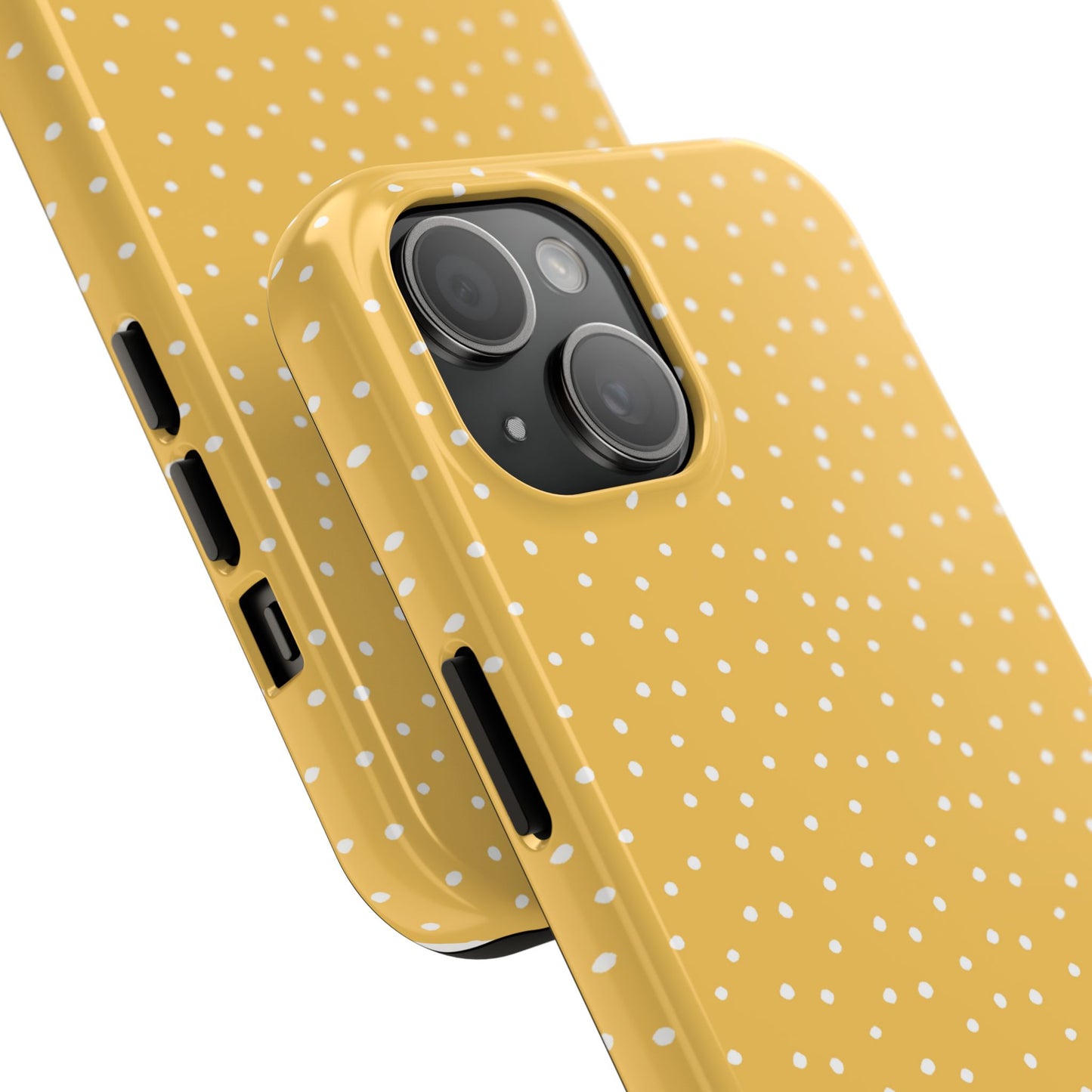 Dinky Dots Yellow / White Phone Case