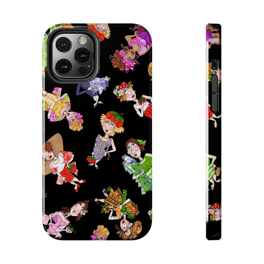 Fun Ladies Tossed Black Phone Case